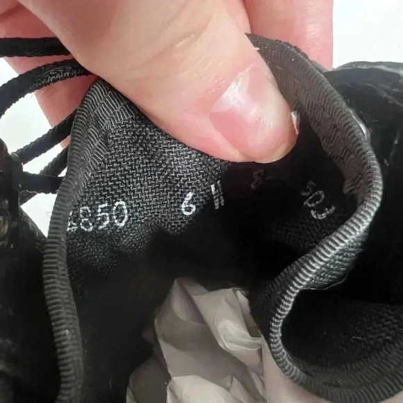 Altama Men's Black Leather Combat Boots Lace Up Boots Size 6W - Picture 7 of 11